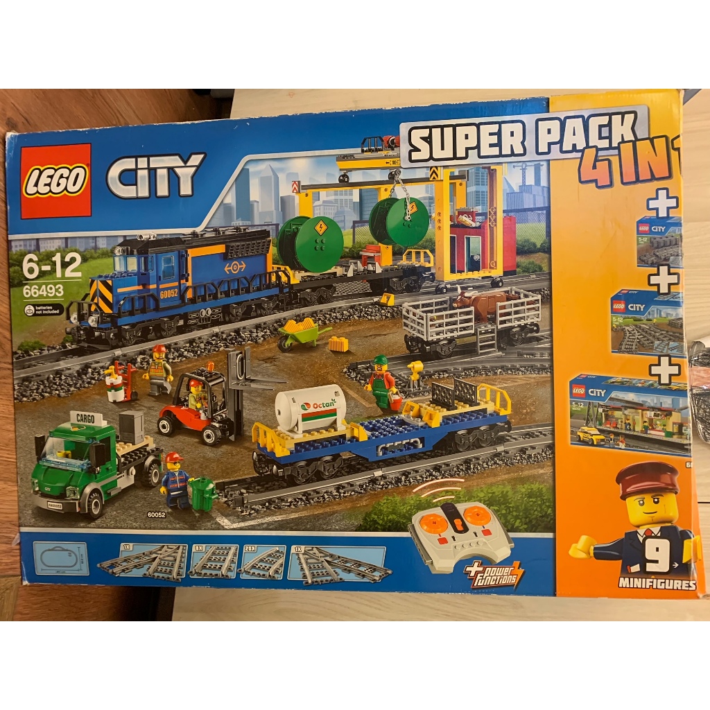 LEGO 66493 City Super Pack 4 in 1 (60050, 60052, 7499, 7895)