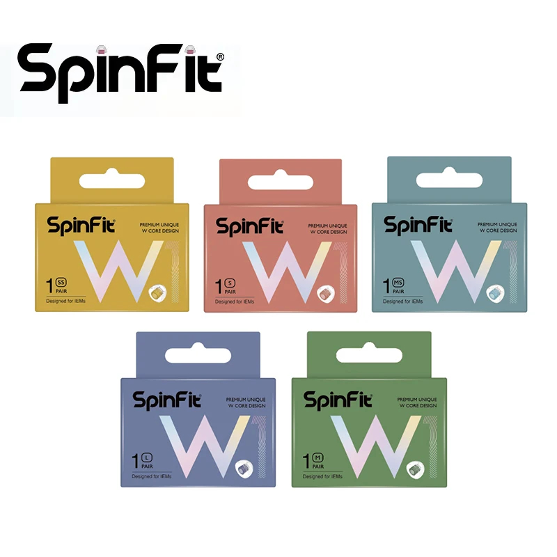 Spinfit W1 真無線 有線 最強 耳塞 雙層芯 W形設計  矽膠耳塞 | 禾豐音響 台北門市