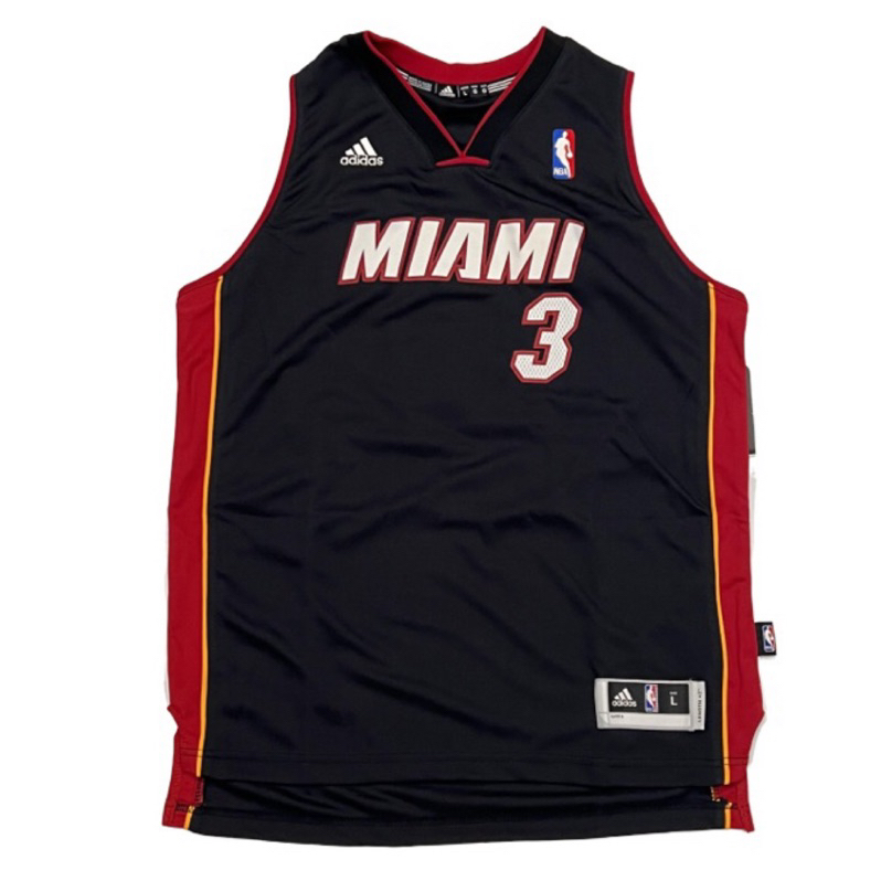 NBA 邁阿密 熱火隊 3號 Miami  Heat Dwyane Wade Adidas 青年版 球衣