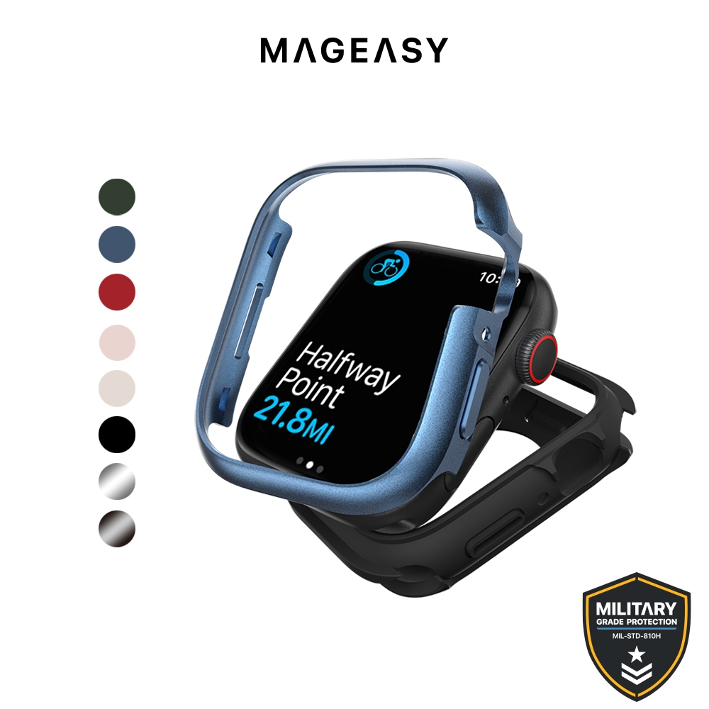 MAGEASY Apple Watch 9/8/7/Ultra Odyssey 金屬保護殼 SwitchEasy