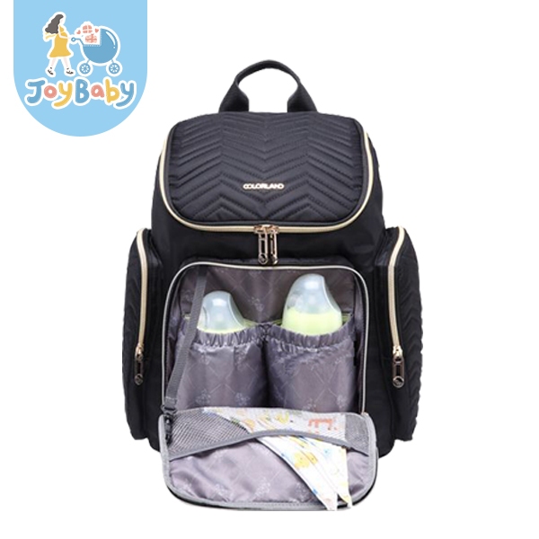 JOYBABY Colorland菱格紋 USB後背包 大容量媽媽包 旅行背包 行李袋