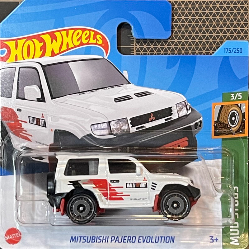 風火輪 Hot Wheels 23Q 三菱 MITSUBISHI PAJERO EVOLUTION 吉普車