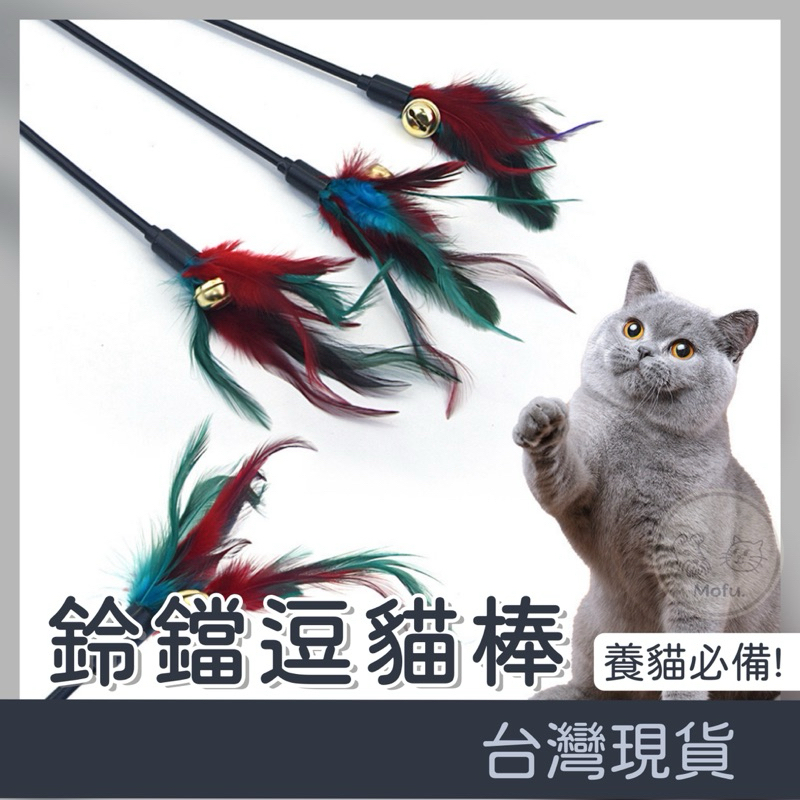 MOFU🐱 逗貓棒 貓玩具 貓咪玩具 逗貓玩具 逗貓 羽毛逗貓棒 鬥貓棒 貓的玩具 逗貓棒羽毛 鈴鐺逗貓棒 逗貓神器