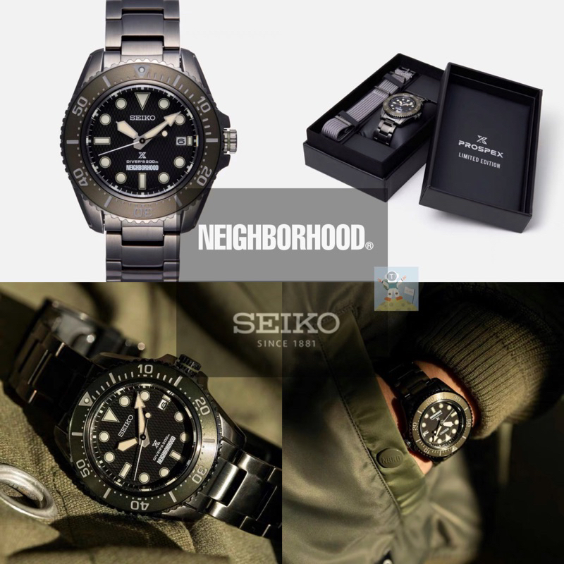 現貨販售 NEIGHBORHOOD x Seiko Prospex Diver 聯名款 手錶