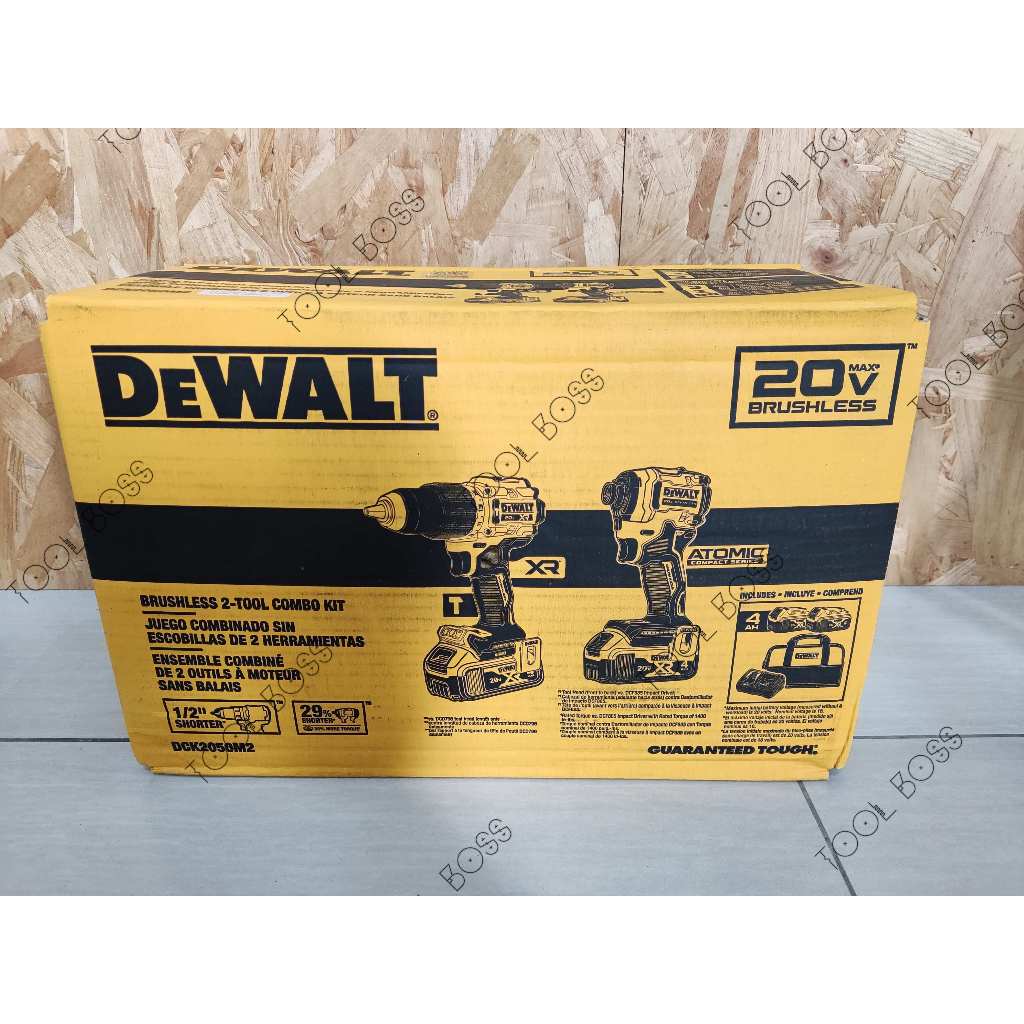 [工具王] Dewalt 得偉 新款 DCD805 DCF850 18V 迷你型 無刷 三用 震動電鑽 雙機組 套裝