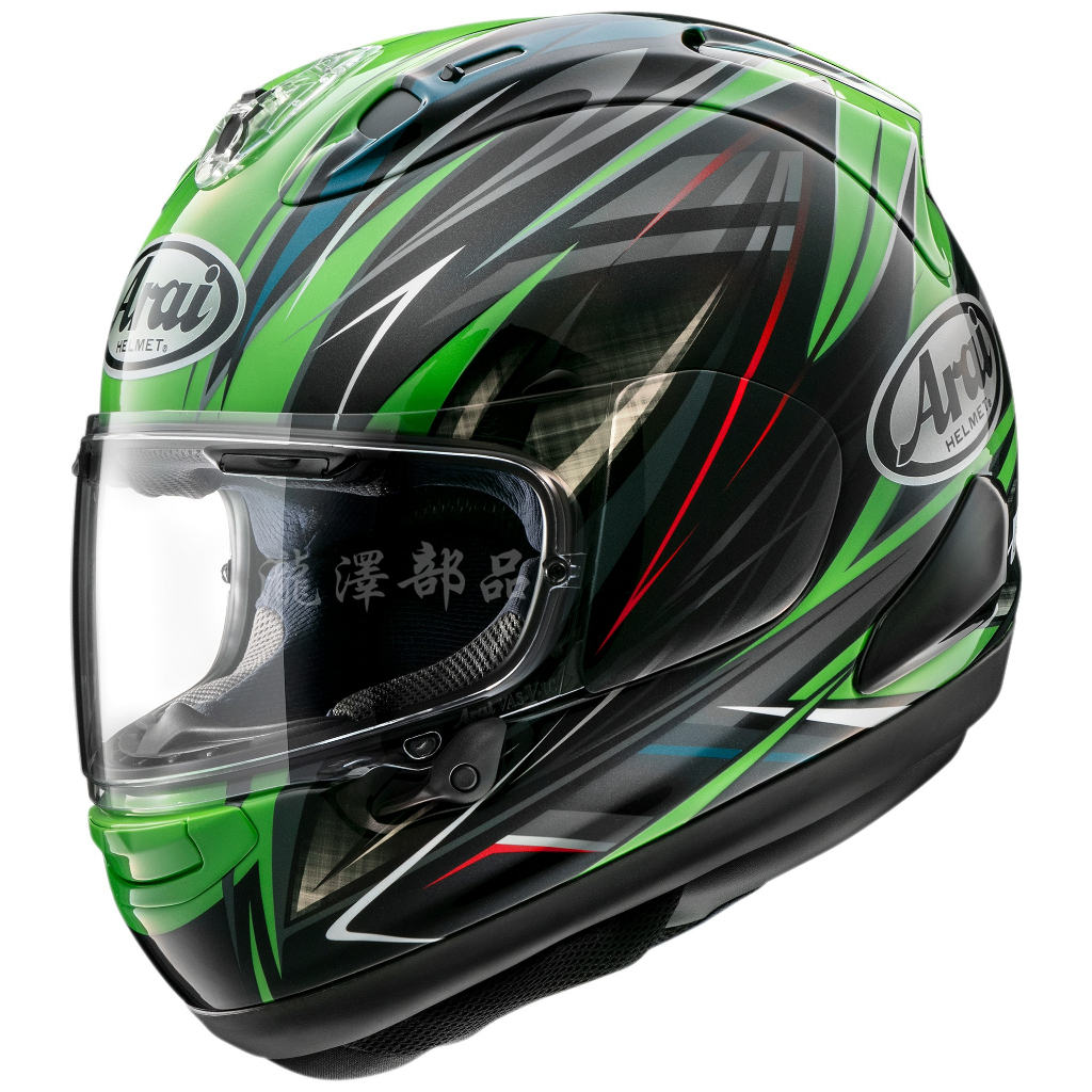 瀧澤部品 日本 ARAI RX-7X 全罩安全帽 Radical Green 綠 RX7X 頂級 透氣 實體店面