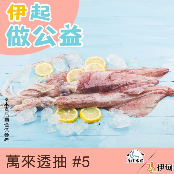 【九江食品】船凍小透抽／200g／1500免運／透抽／小卷／小捲／小管／鎖管／冷凍海鮮／軟體／川燙／海鮮宅配