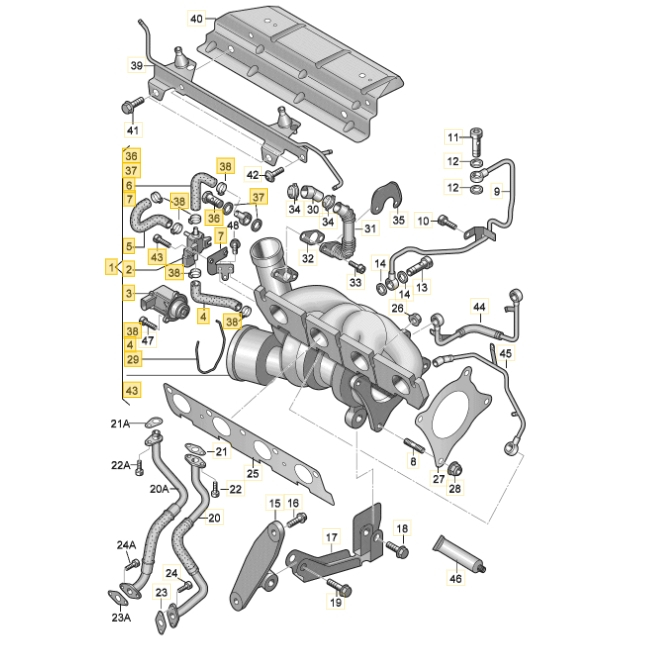 Audi TT  渦輪增壓器 全新渦輪 副廠渦輪 渦輪翻新整理 請提供車身號碼查詢報價 請勿直接下單