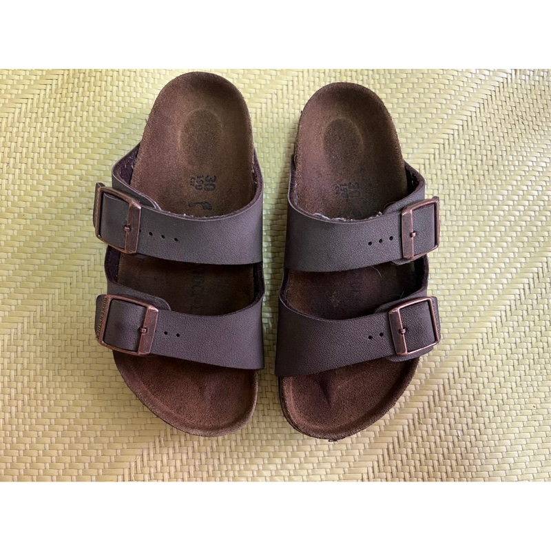 二手 美國🇺🇸 小童 勃肯鞋Birkenstock皮革拖鞋 尺寸19公分