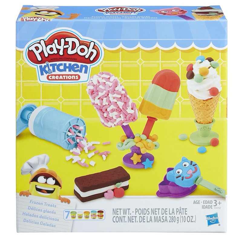 二手近新無缺件無盒 不附黏土 Play Doh培樂多創意廚房系列 美味冰品組