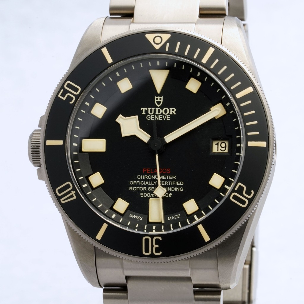 Tudor 帝舵 M25610TNL PELAGOS LHD 黑面 鈦金屬錶 42mm