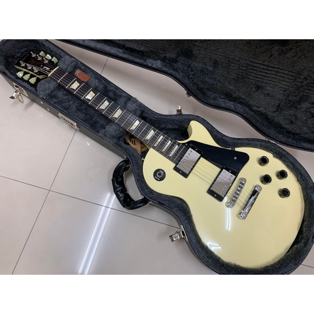 請先溝通再下單（（金和勝 樂器））刷卡分12期0利率 美國製 Gibson Les Paul 白色 Studio 電吉他