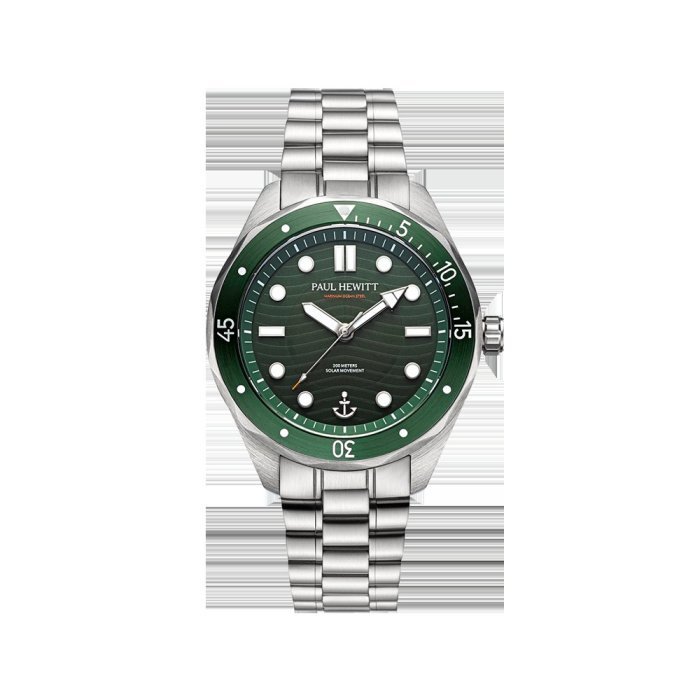 德國 PAUL HEWITT 潛水錶 OCEAN DIVER系列 綠水鬼 光動能船錨手錶 時髦腕錶飾品運動配件