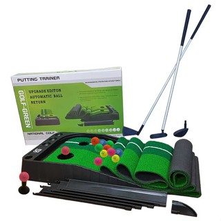 MACRO GIANT 高爾夫推杆練習組 12顆PU高爾夫球 回球軌道 輔助線 Golf Putting Mat MG