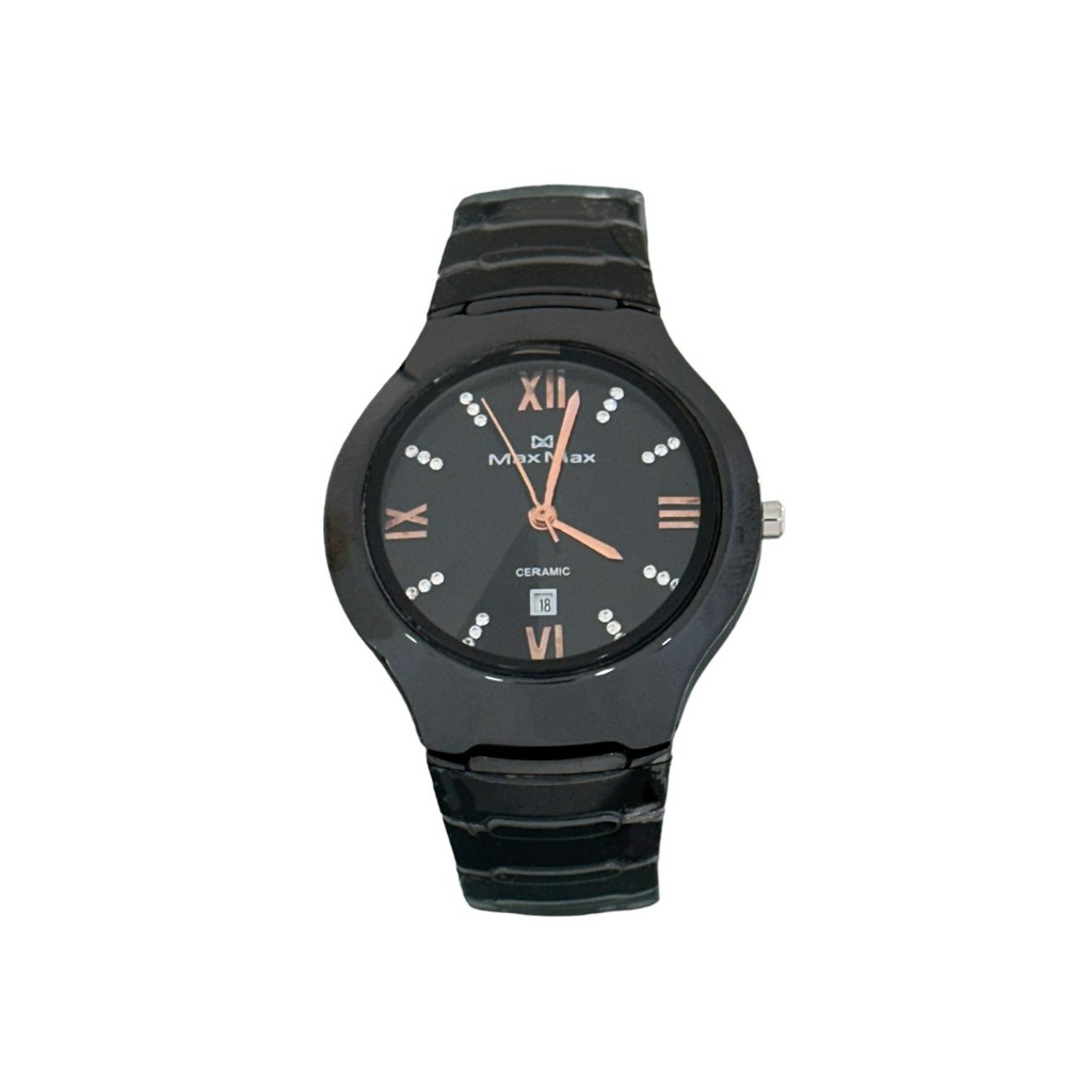 【Max Max】鑽石切面陶瓷腕錶 MAS5091M-15 40mm 現代鐘錶