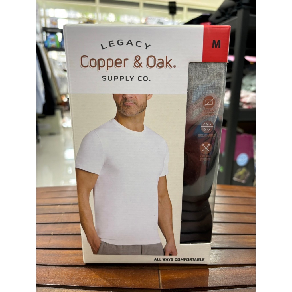 【goose鵝妹莉卡】Copper &amp; Oak 男圓領短袖上衣三件組