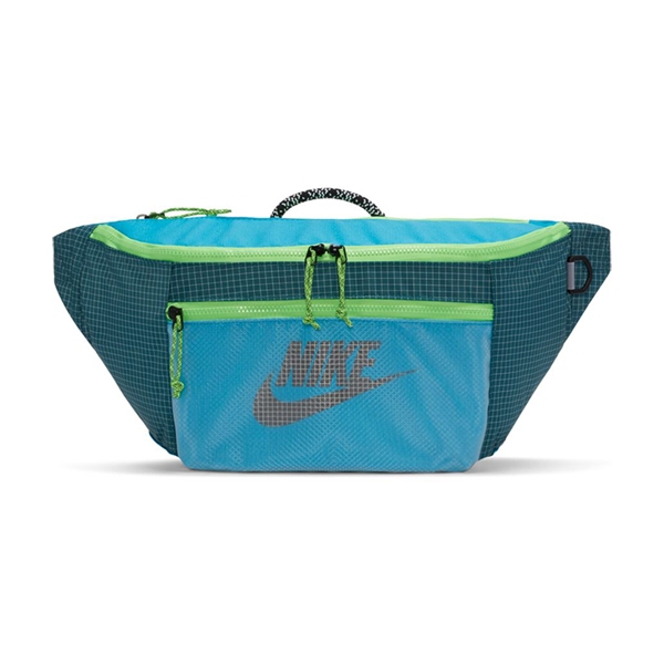 【NIKE】NK TECH WAIST PACK 休閒 腰包 藍綠 包包 -CV1411446