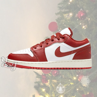 Nike Air Jordan 1 Low 聖誕紅 奶油底 深紅 紅白 FJ3465-160