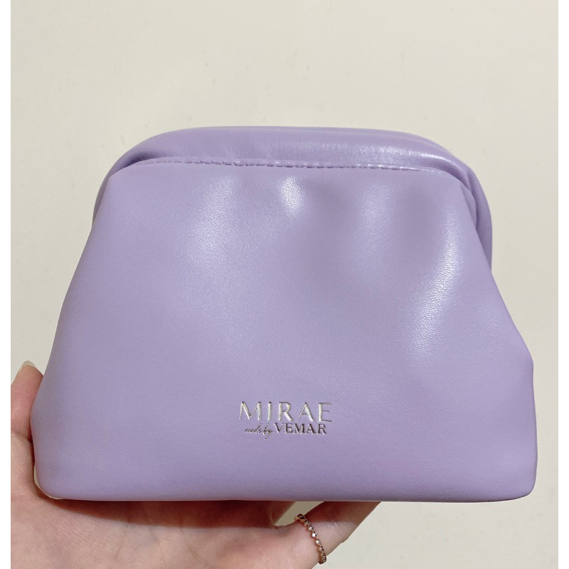 ［現貨］未來美x Vemar紫色化妝包