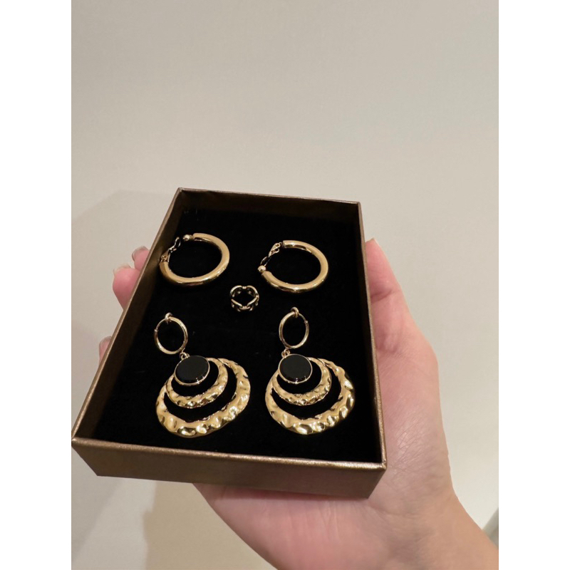 🌞 轉賣 dreAMbition禮物盒 法國品牌選物 夾式耳環