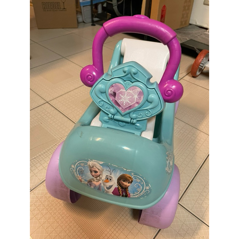 [二手]冰雪奇緣Elsa學步車(適用年齡1-3歲)