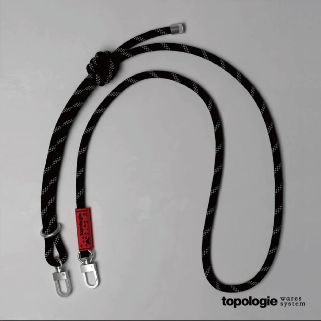 《二手》Topologie 8.0mm Rope 繩索背帶(反光黑)+iphone11透明手機殼一組