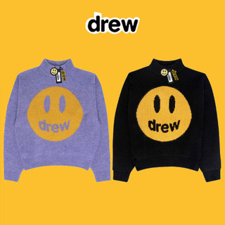 【Mr.W】DREW HOUSE JUSTIN 微笑 笑臉 胸前大圖案 高領針織衫羊毛毛衣 羊絨 寬鬆 oversize