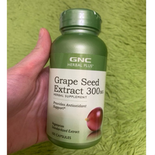 現貨 GNC 葡萄籽 Herbal Plus Grape Seed Extract, 300 mg 100顆