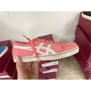 大灌體育👟出清特賣 過季 ng 亞瑟士 asics tiger 粉 帆布鞋 女 TH3Z2N-1901