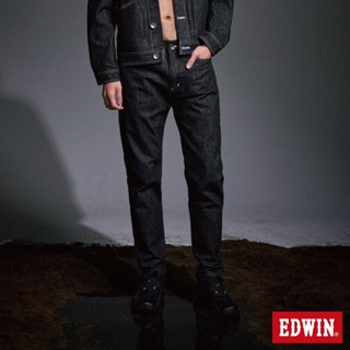 EDWIN 怪物彈系列 怪物彈力修身丹寧窄管褲(黑色)-男款