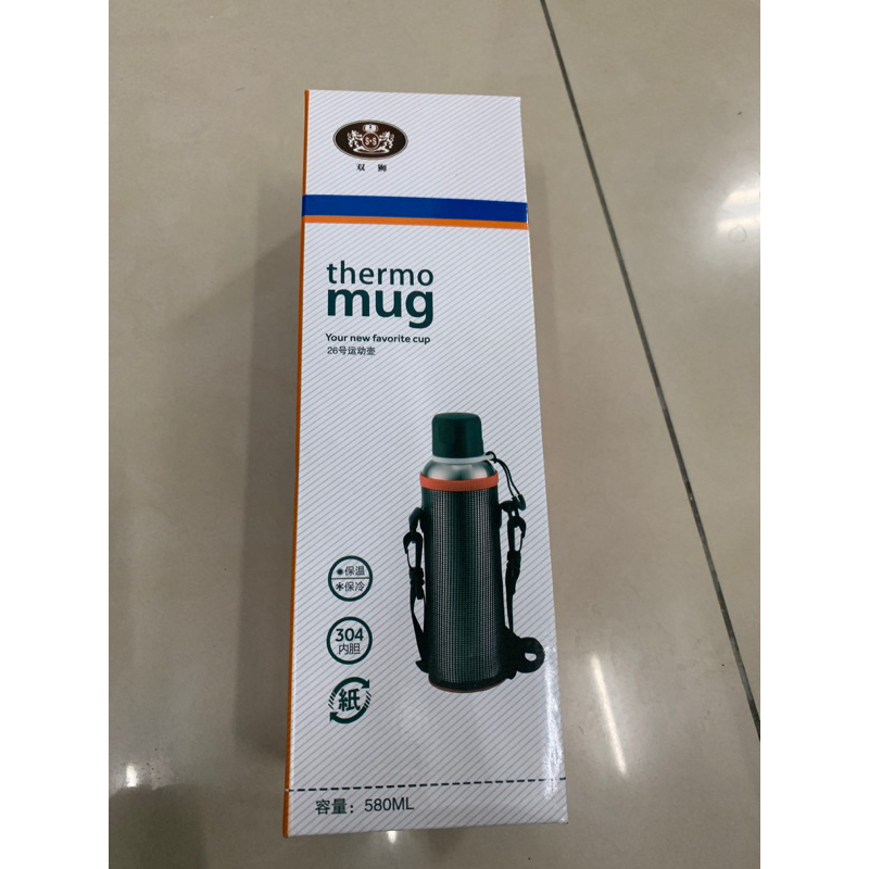 雙獅 thermo mug 304 不鏽鋼 保溫瓶 運動壺 保冷瓶 580ml 水壺 隨身壺 運動瓶 隨身瓶