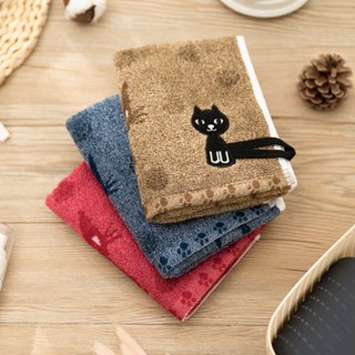 【星紅織品】蓬鬆系列 - 經典可愛貓純棉童巾