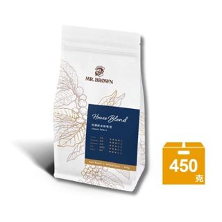 【MR.BROWN 伯朗】伯朗珍選綜合咖啡豆(450克/袋)