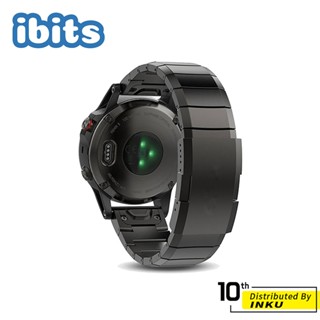 ibits Garmin fenix7一株鈦合金快拆錶帶 佳明6x Plus/5x Pro fenix3 22/26mm