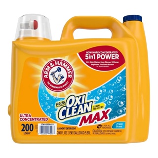 【兩箱賣場】Costco 好市多 ARM & HAMMER 鐵鎚牌洗衣精 添加小蘇打粉 5.91公升 200蓋次 洗衣精