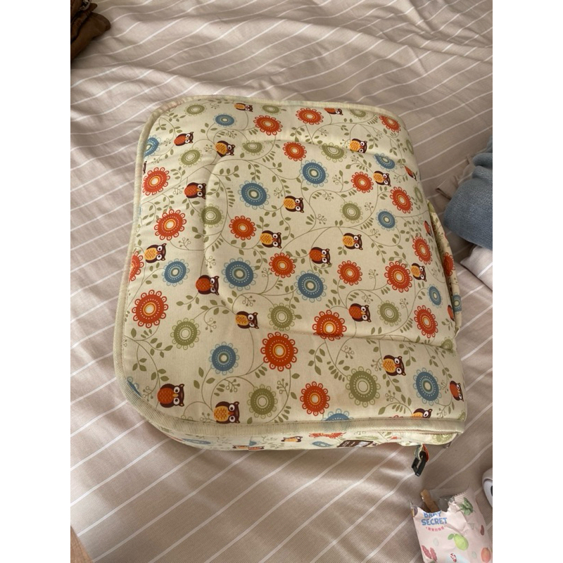 （二手）韓國HappyLian Nuvo Bag 攜帶式行動嬰兒床 便攜床媽媽包 床中床