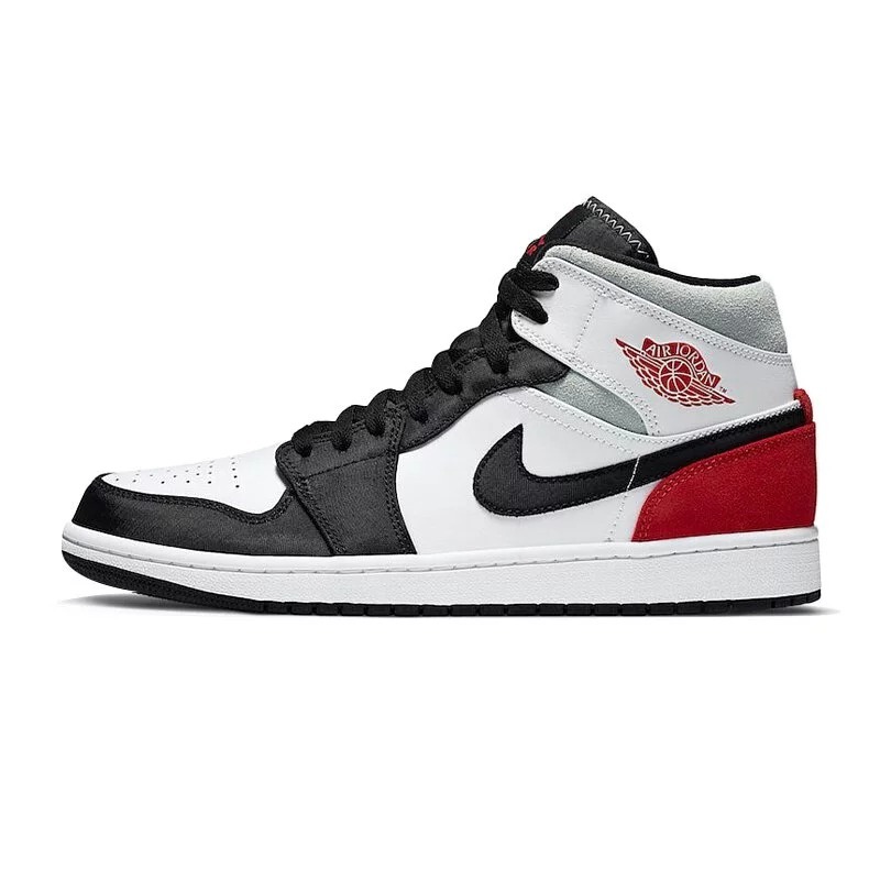 [現貨] Air Jordan 1 Mid SE "Red Black Toe" 白紅 男鞋 852542-100