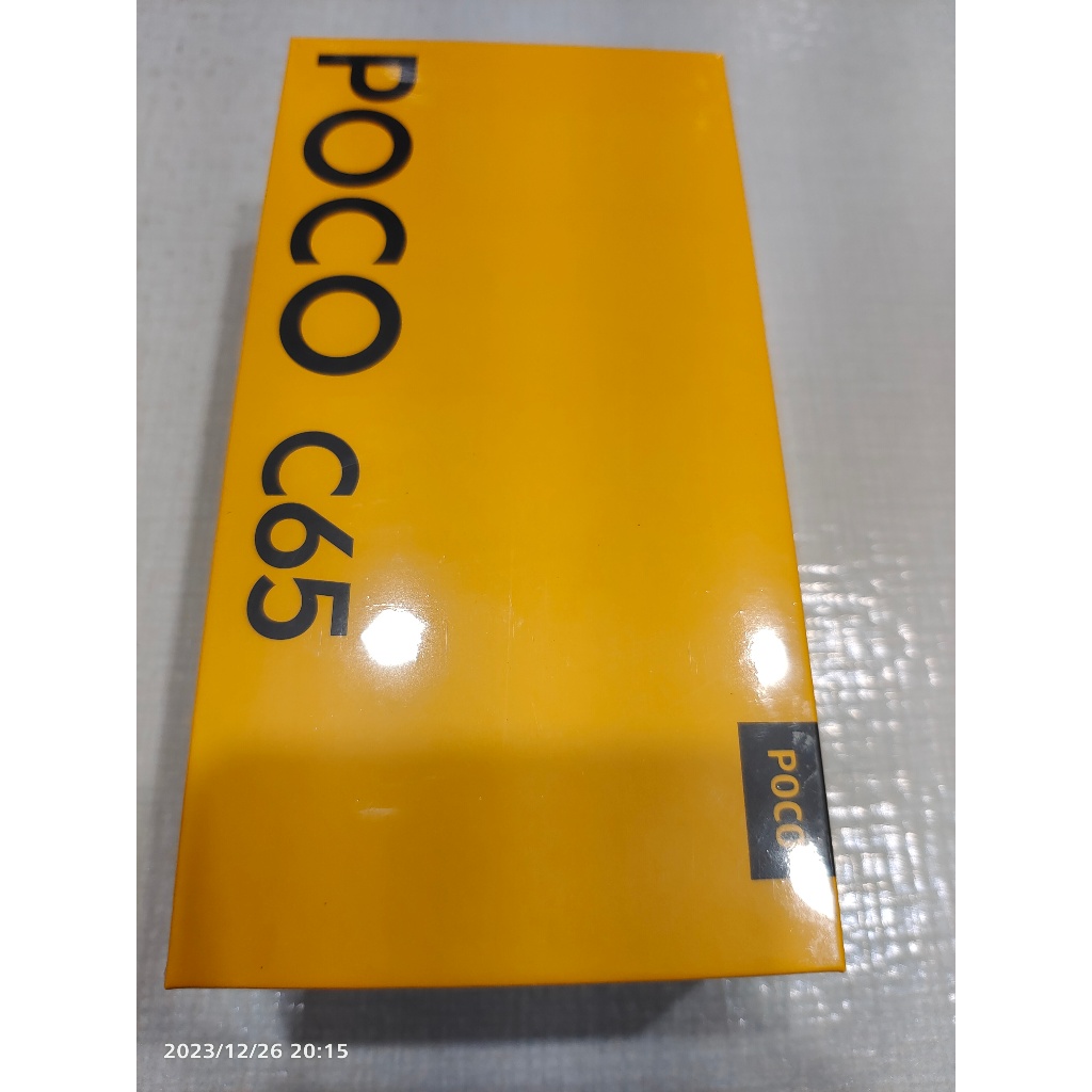 台灣公司貨 POCO C65 8GB/256GB 黑 贈四角防護空壓殼+玻璃貼