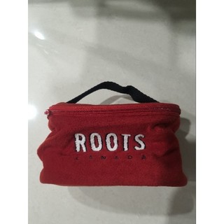 Roots手提小型提袋(可當化妝包)