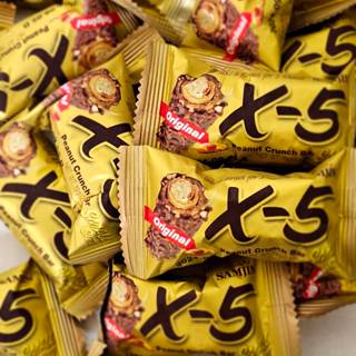 X-5 花生巧克力風味捲心酥1000克 / 原封包 韓國製 捲心酥 巧克力味零食 派對 同樂會 零食