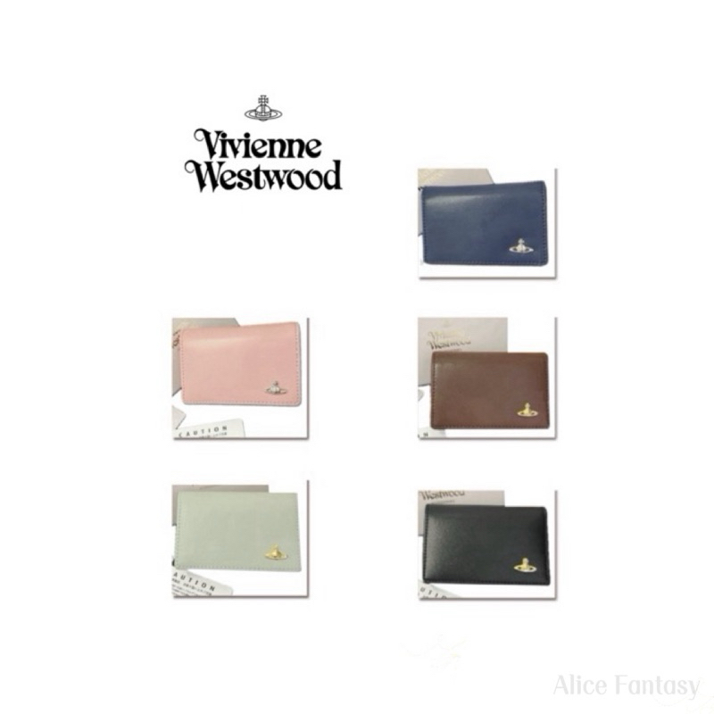 ▪️現貨▪️日本直邮🇯🇵專櫃正品Vivienne Westwood 薇薇安土星新色多巴胺卡夾多功能收納名片夾迷你零錢卡包