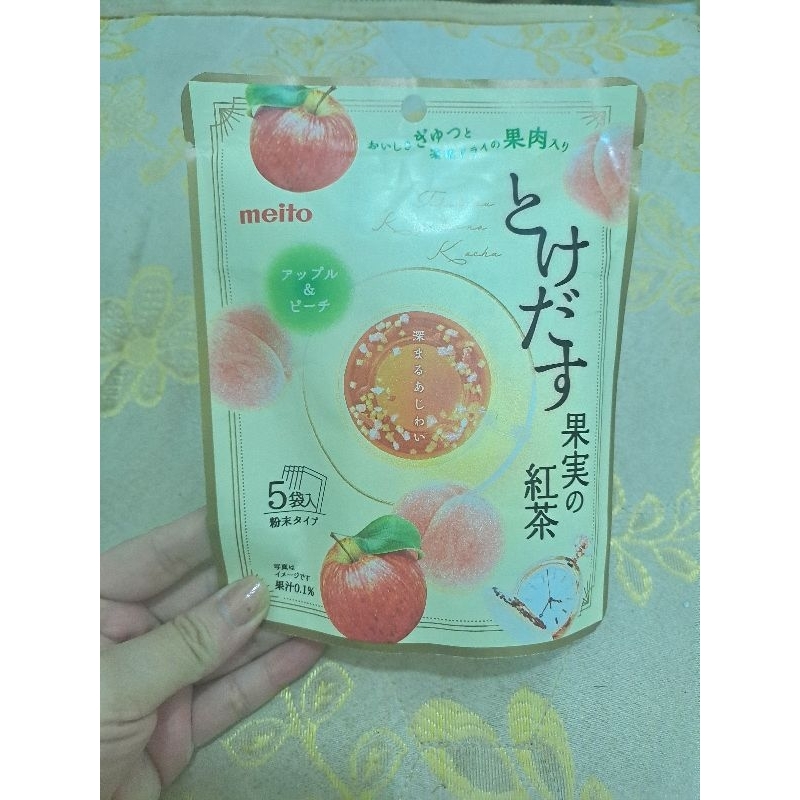 meito名糖水果果實紅茶（蘋果+水蜜桃）