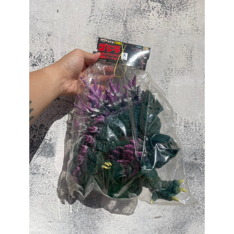 ❗️KAIJU🦖❗️ 全新未拆 酒井 千禧哥吉拉 2000 BP  banpresto 紫鰭哥 大型硬膠（綠）
