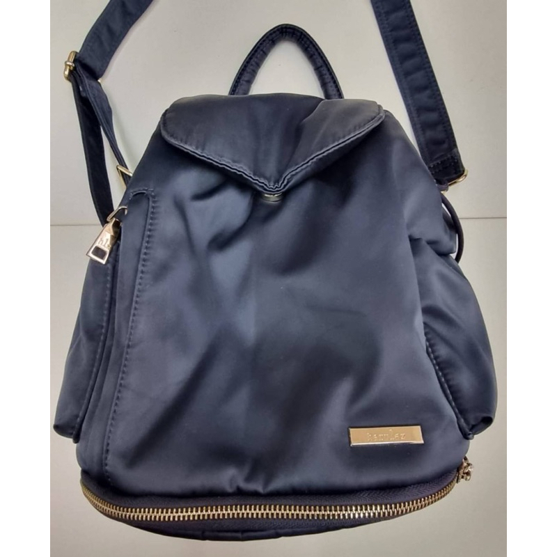 二手兩用包肩背後背包輕量包Harulez Japanese Designer's Light Blue Backpack