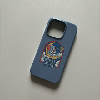 月亮上的彩虹熊carebear 韓國雙層手機殼 iphone16手機殼 可升級磁吸