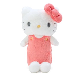 Sanrio 三麗鷗 軟綿綿系列 角色造型絨毛坐姿筆袋 Hello Kitty 554871