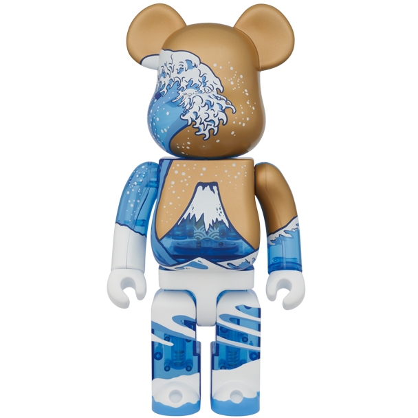 【現貨】Be@rbrick Bearbrick 庫柏力克熊 富士山 冨嶽三十六景神奈川沖浪裏 100%