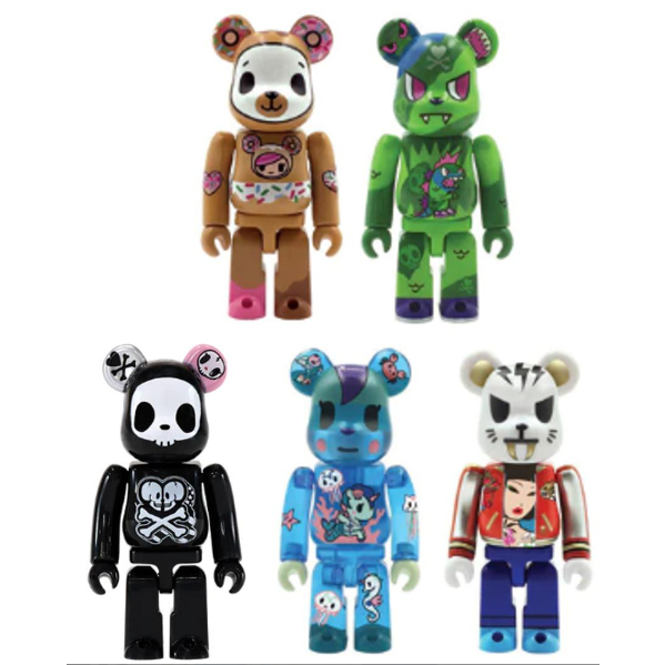 【現貨】BE@RBRICK x TOKIDOKI 100%五隻