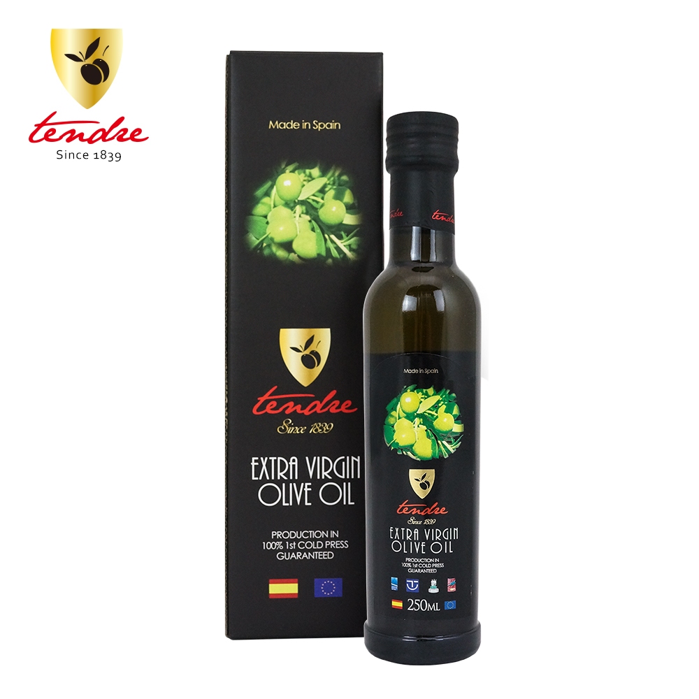 【添得瑞】100%冷壓初榨頂級橄欖油禮盒Extra Virgin Olive Oil (250ml) 全新現貨 快速出貨
