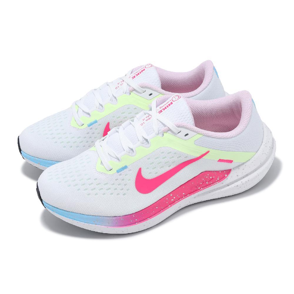 Nike  慢跑鞋 Wmns Air Winflo 10 R 女鞋  透氣 回彈 路跑 運動鞋 白粉 FZ3973100